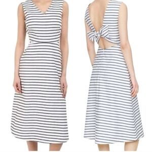 KATE SPADE BROOME STREET  Tie Back Midi Dress